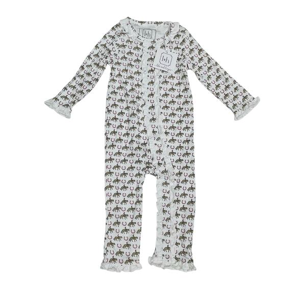 NWT Lila & Hayes 18/24M Rodeo Cowgirl Romper - Picture 1 of 5